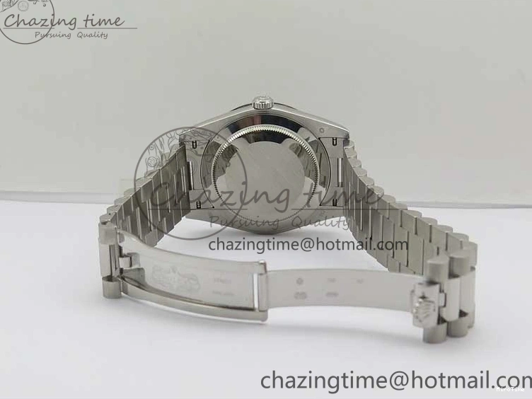 MiroTime 0421 WaterResistant Day Date 40 SS Bp Maker 1:1 Best Edition Tiffany Blue Roman Dial on SS Bracelet A 2549